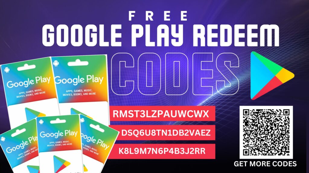 Google Play Redeem Codes Free - Active Today (10, 5, 40 & 50)