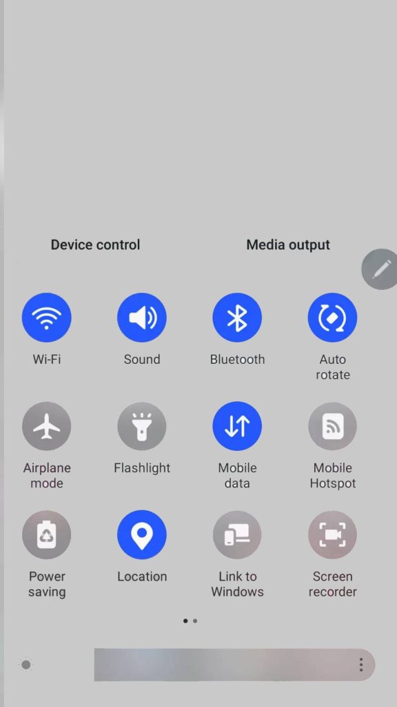 Samsung Galaxy phone