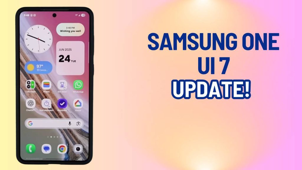 What is the Samsung One UI 7 update