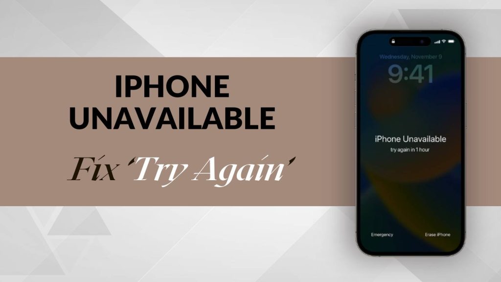 How to Avoid “iPhone Unavailable” in the Future