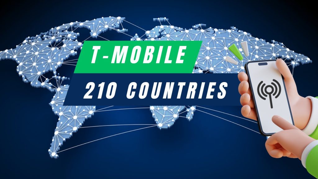 T-Mobile 210 countries list