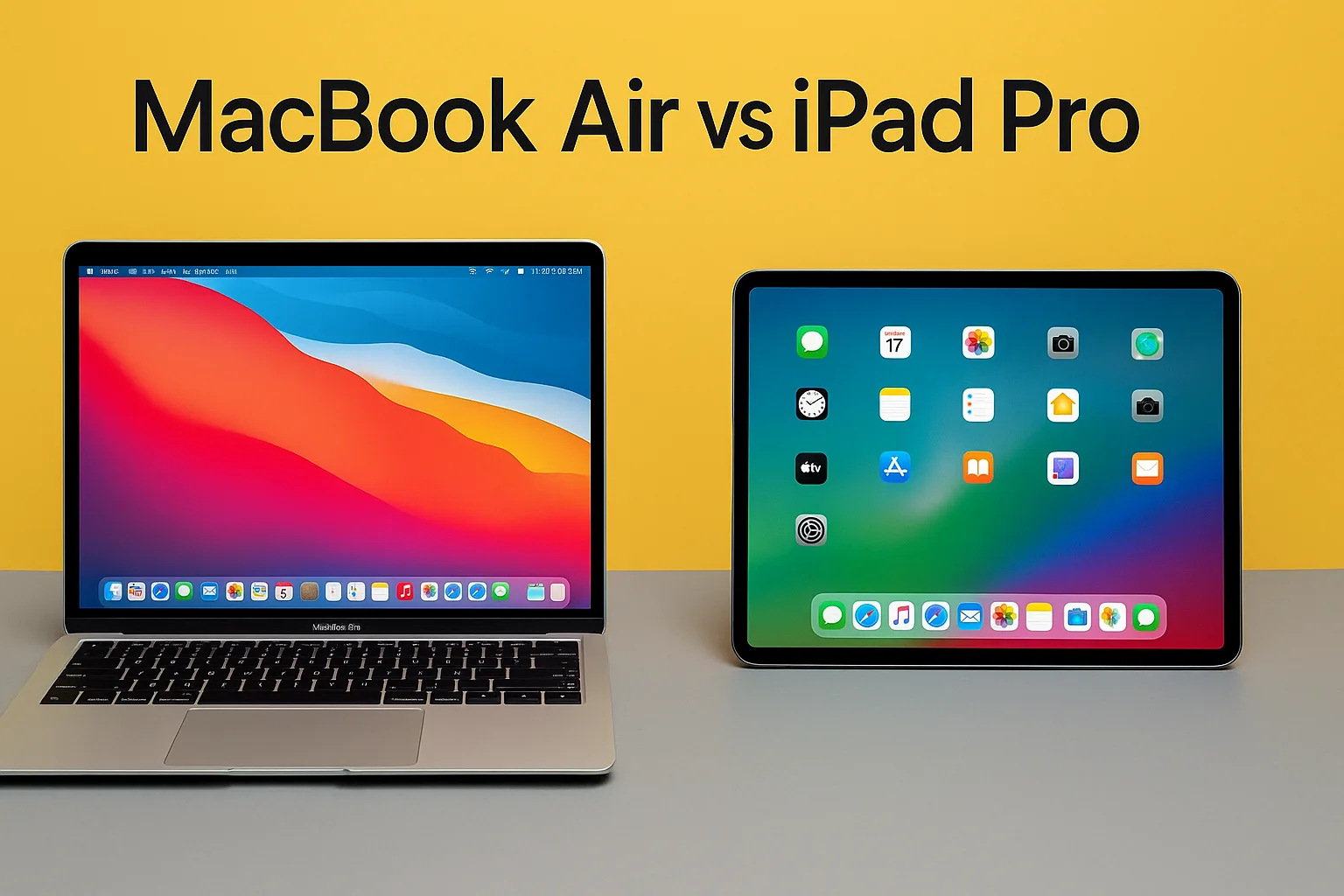MacBook Air vs iPad Pro