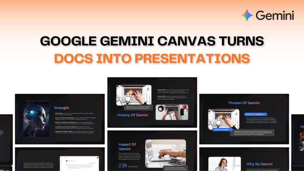 how does Google Gemini Canvas work