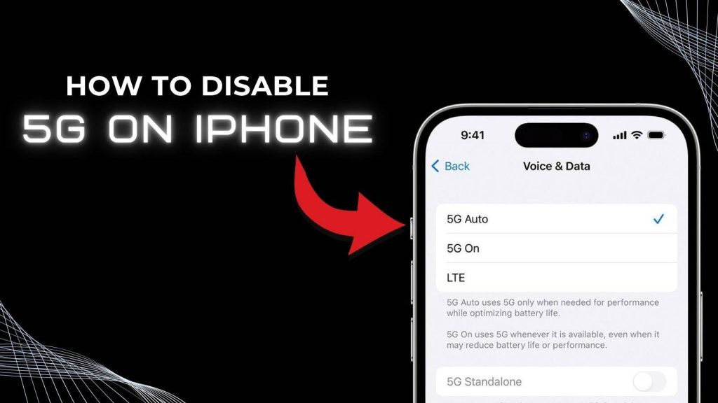 How to Disable 5G on iPhone steps