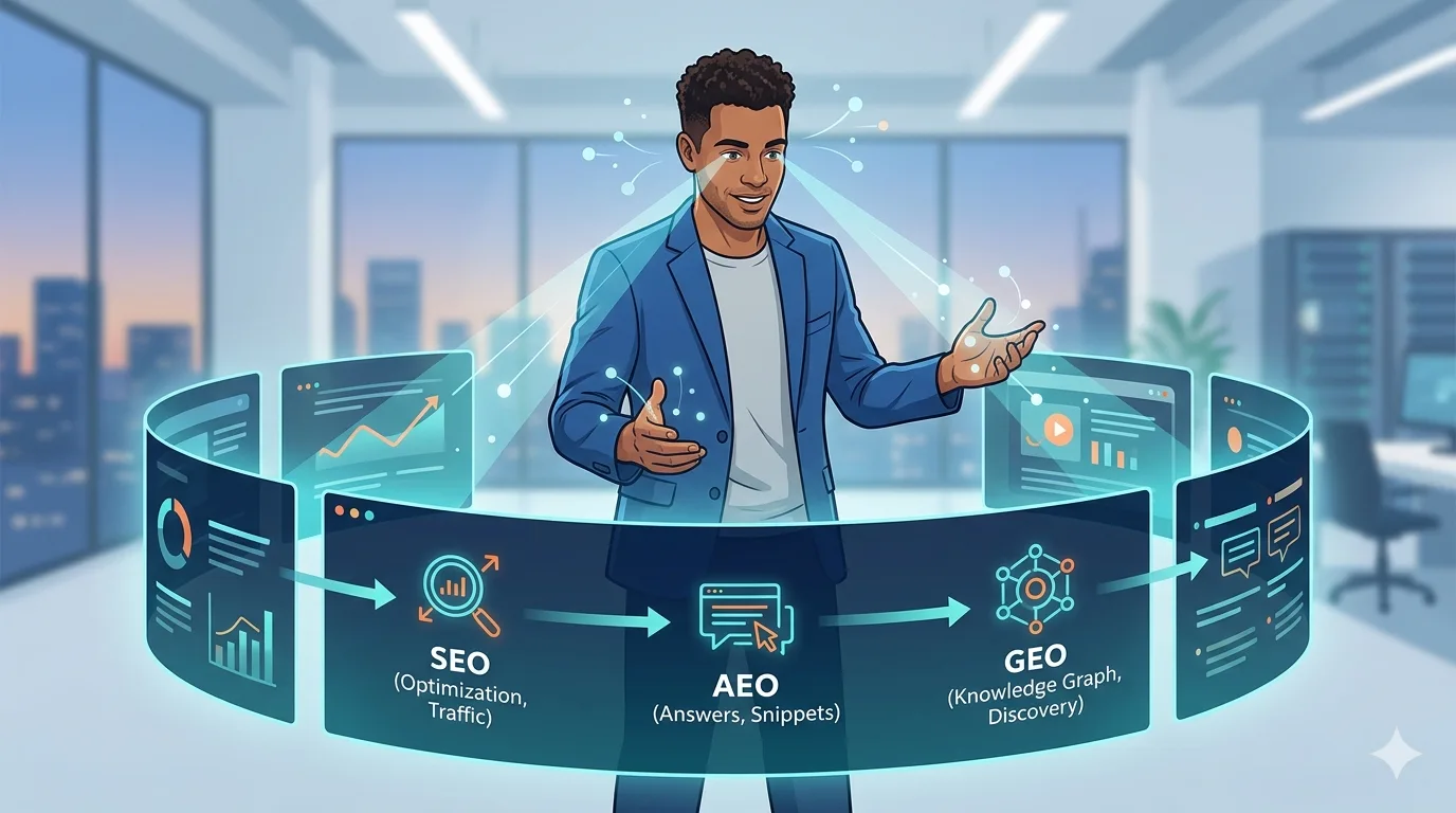 SEO vs. AEO vs. GEO